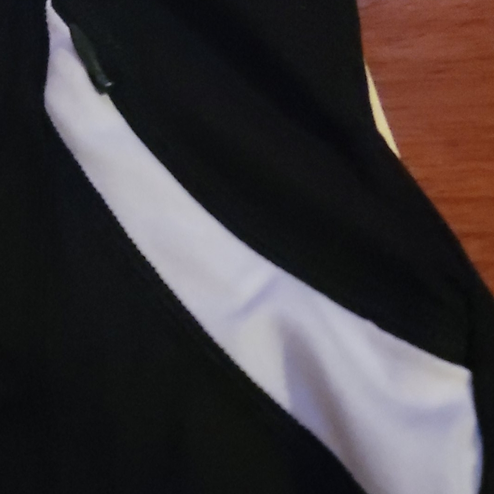 Fila M long sleeve black & neon yellow workout set - Picture 7 of 15